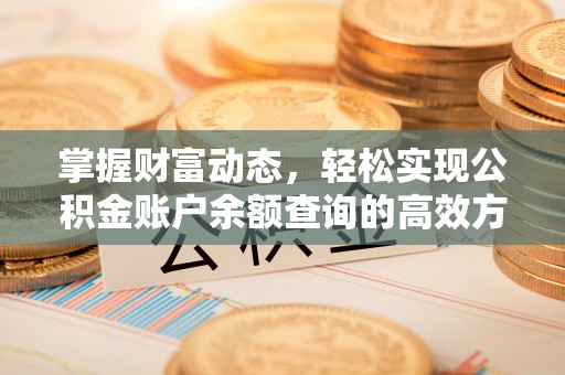 余姚掌握财富动态，轻松实现公积金账户余额查询的高效方法