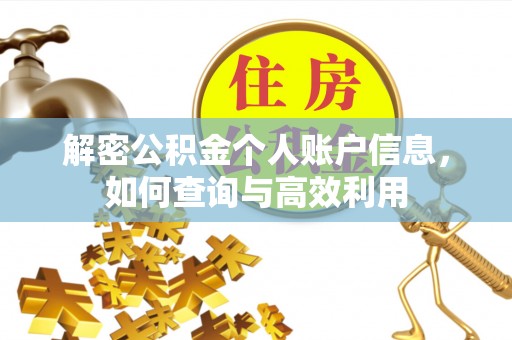余姚解密公积金个人账户信息，如何查询与高效利用