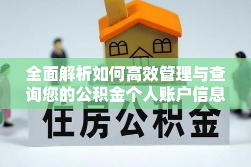 余姚全面解析如何高效管理与查询您的公积金个人账户信息