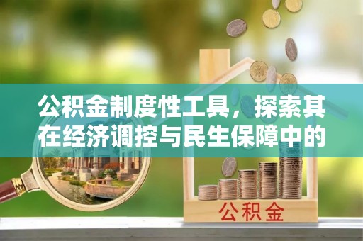 余姚公积金制度性工具，探索其在经济调控与民生保障中的重要作用